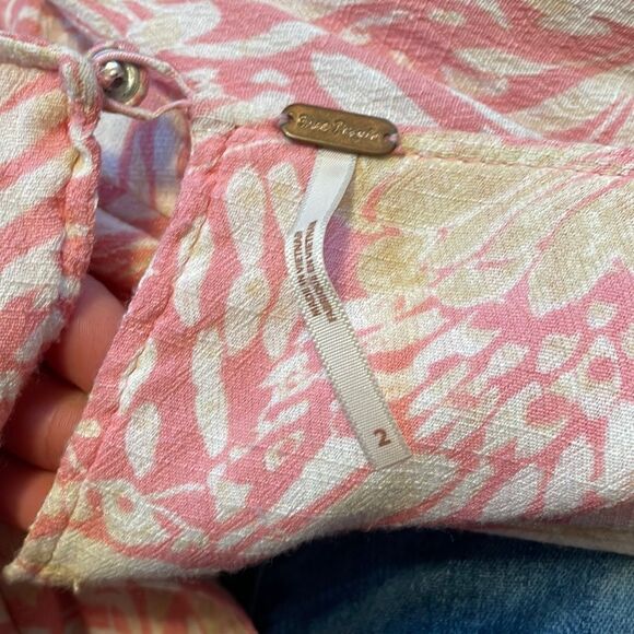 Free People Forever Always Midi Dress Floral Pink 2 - Picture 3 of 9